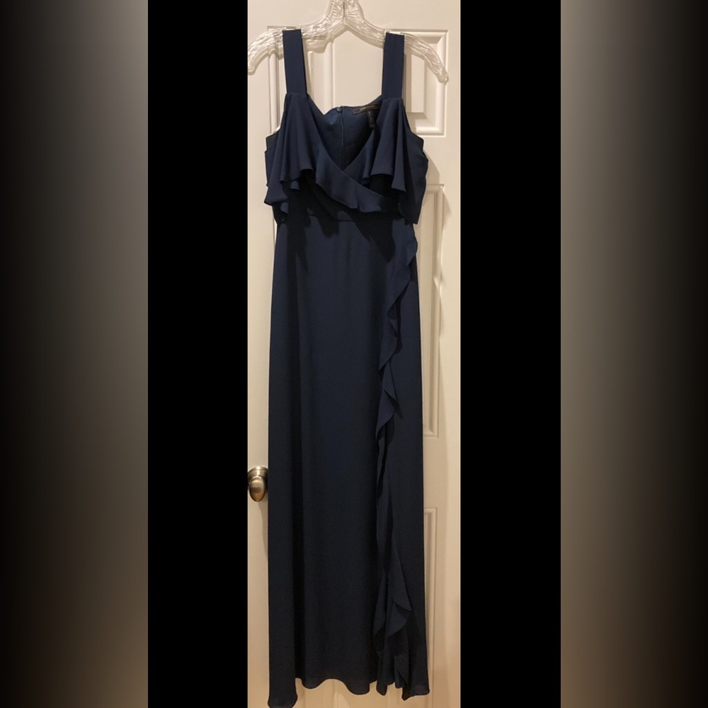 Navy Blue BCBG Maxazria long dress; size 2